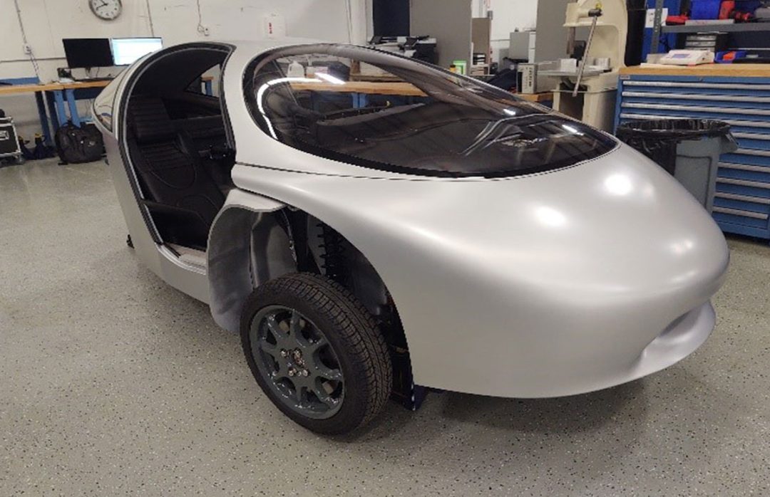 Carbon Fiber Electric Car Front End