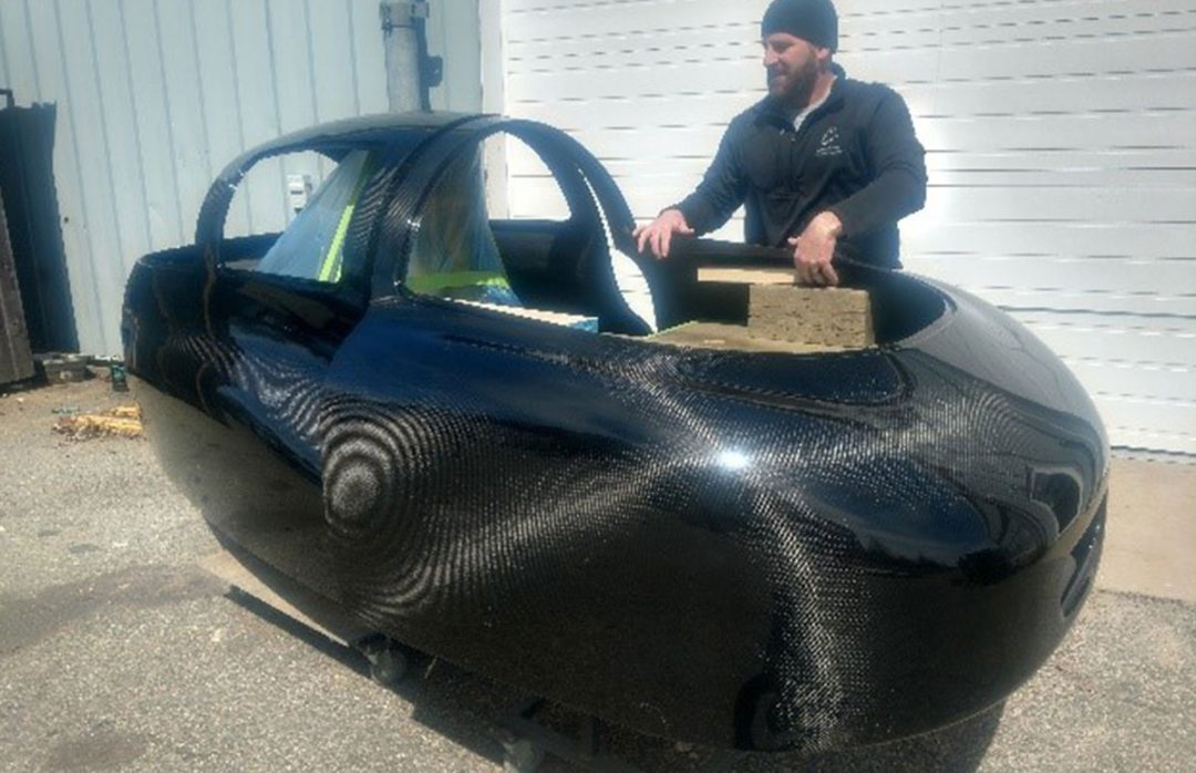Custom Carbon Fairing Component